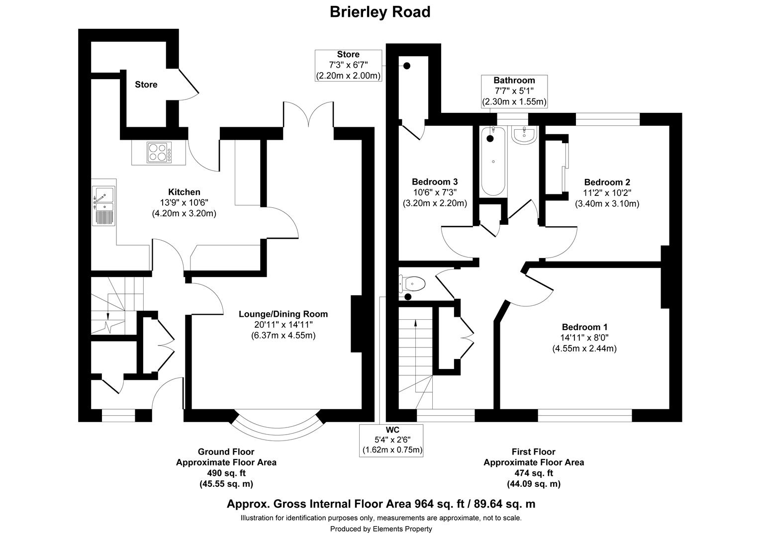 154., Brierley Road, Barnsley floorplan