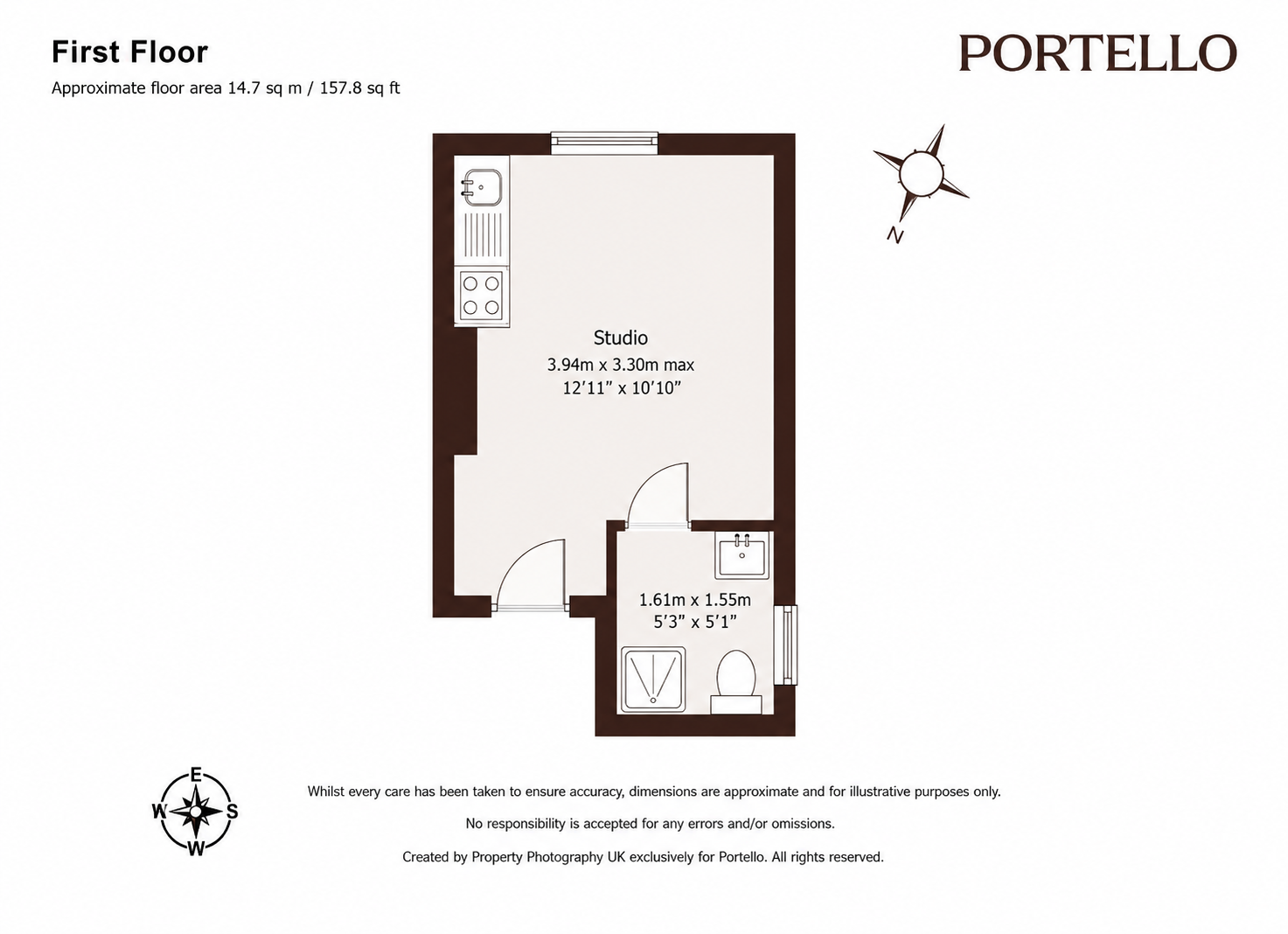 Flat 5 Olivia House, 13, Cambridge Road, Eastbourne floorplan