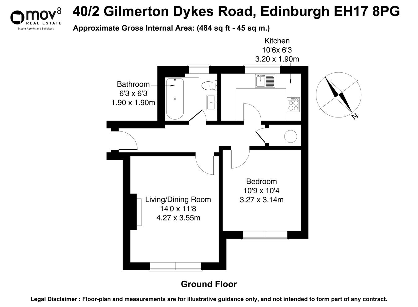40/2, Gilmerton Dykes Road, Edinburgh floorplan