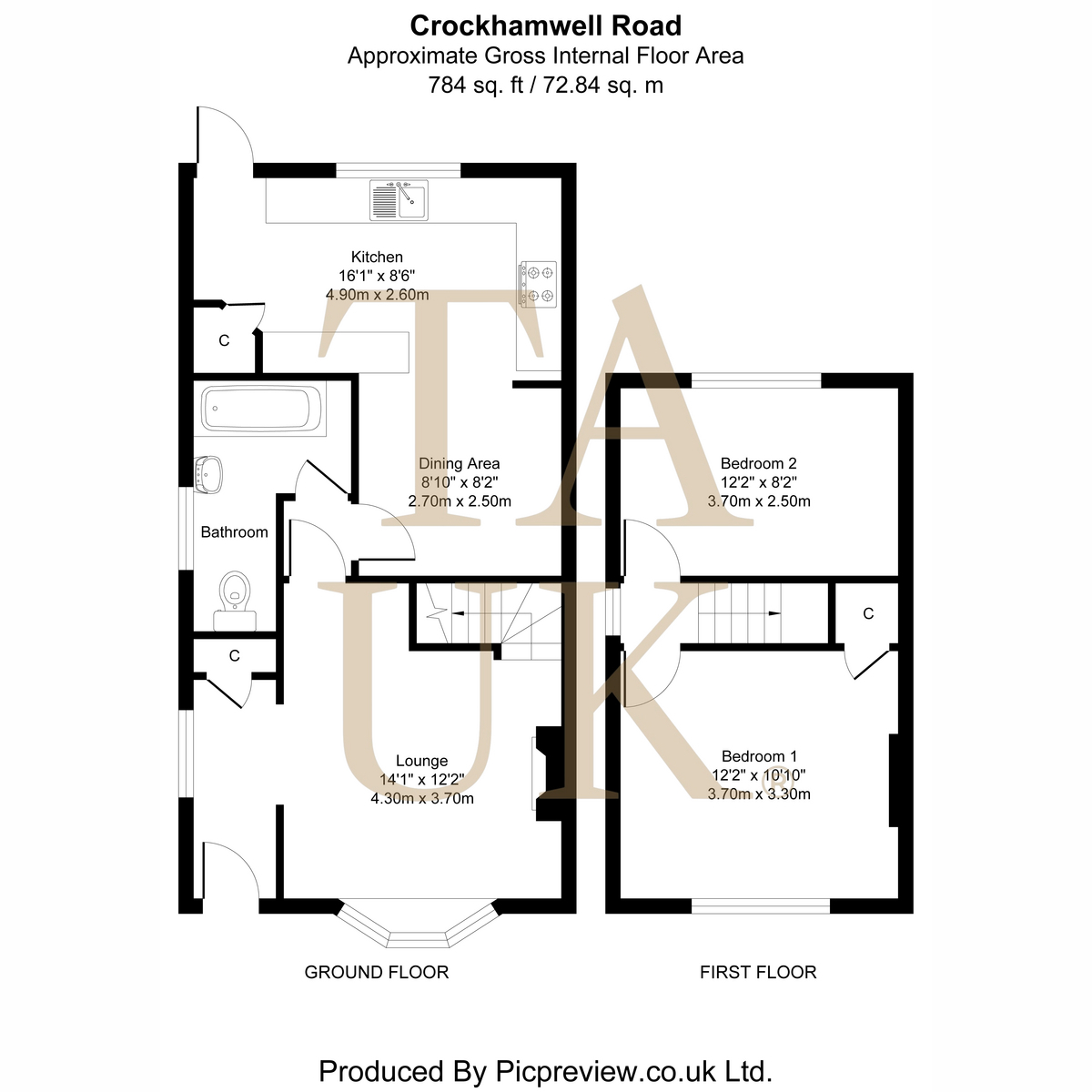 38, Crockhamwell Road, Reading floorplan