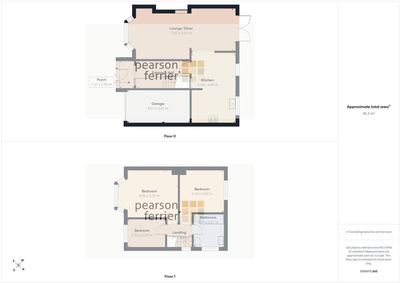 33, Oak Lane, Manchester floorplan