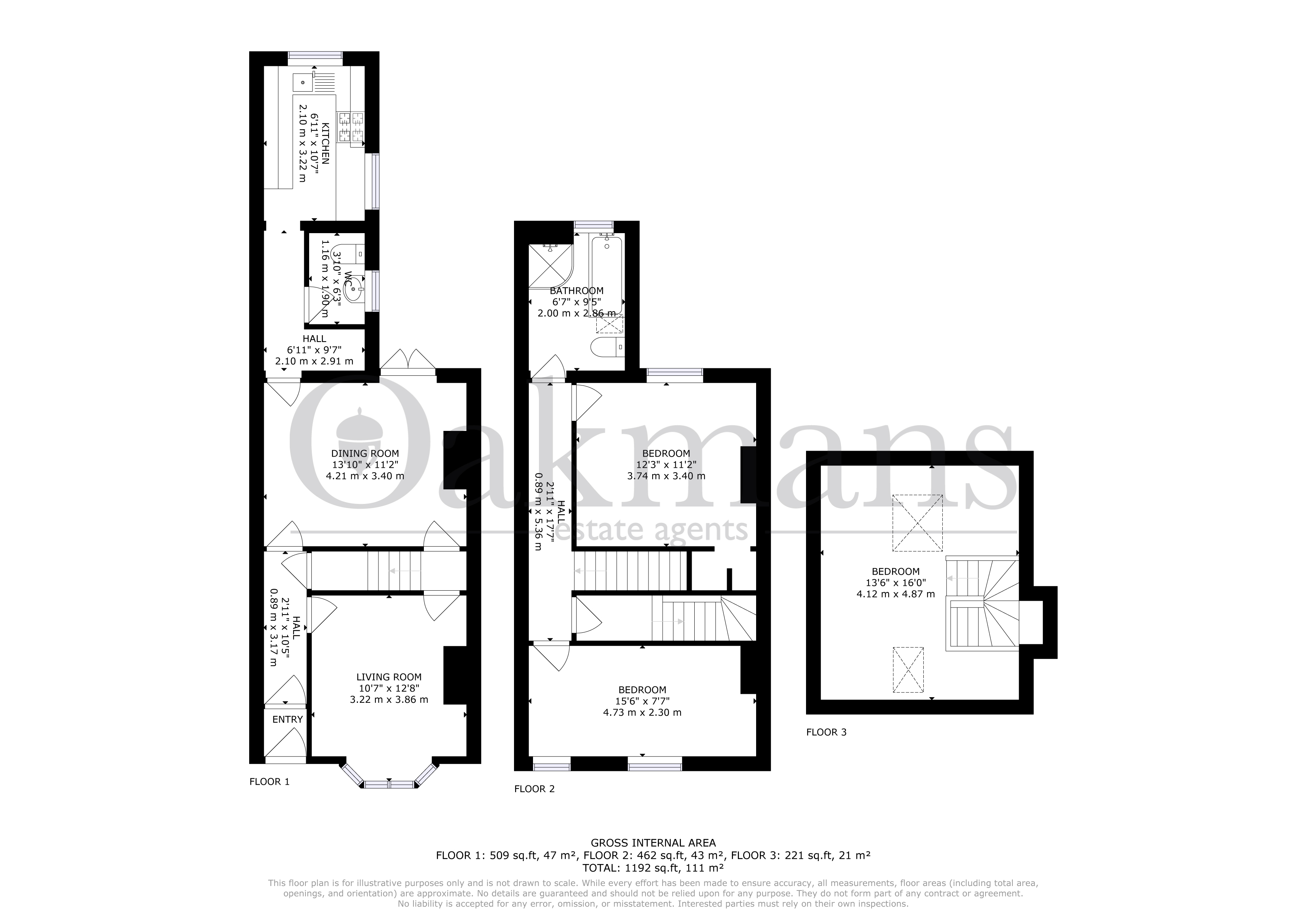 65, WOOD LANE, BIRMINGHAM floorplan