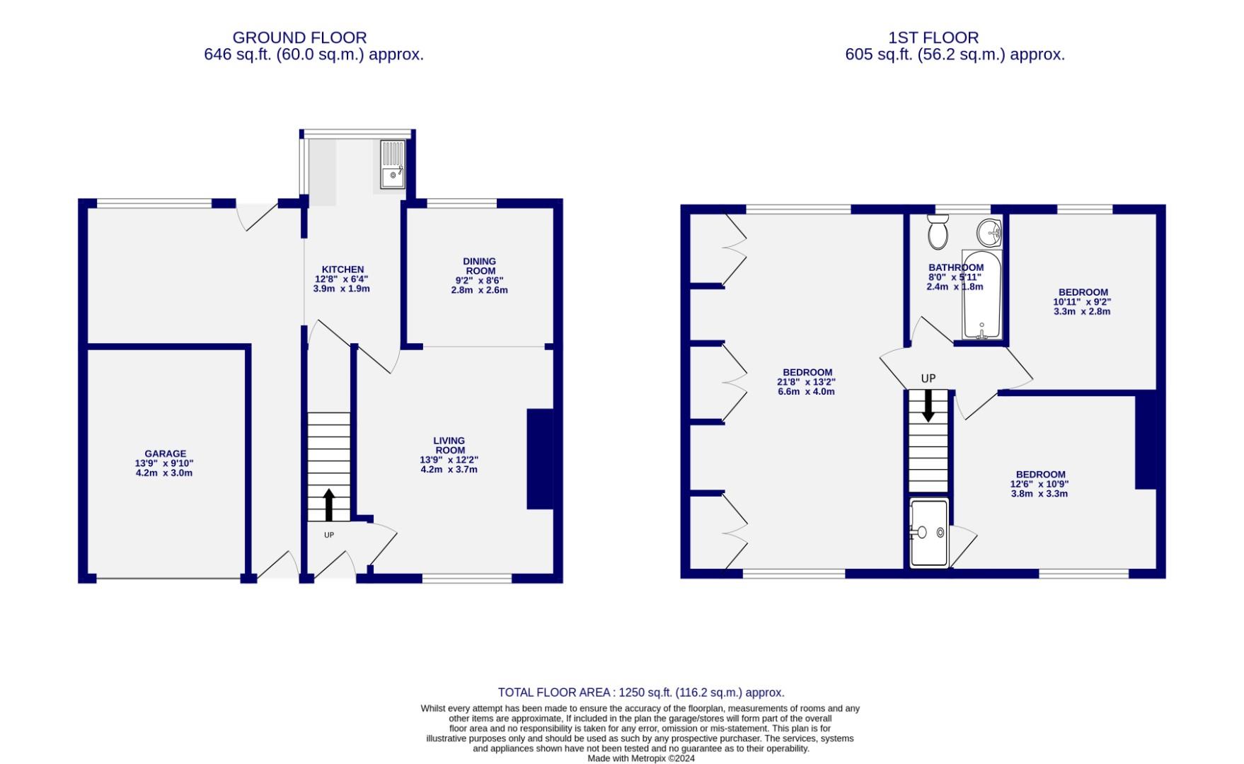Bridge Road, York floorplan
