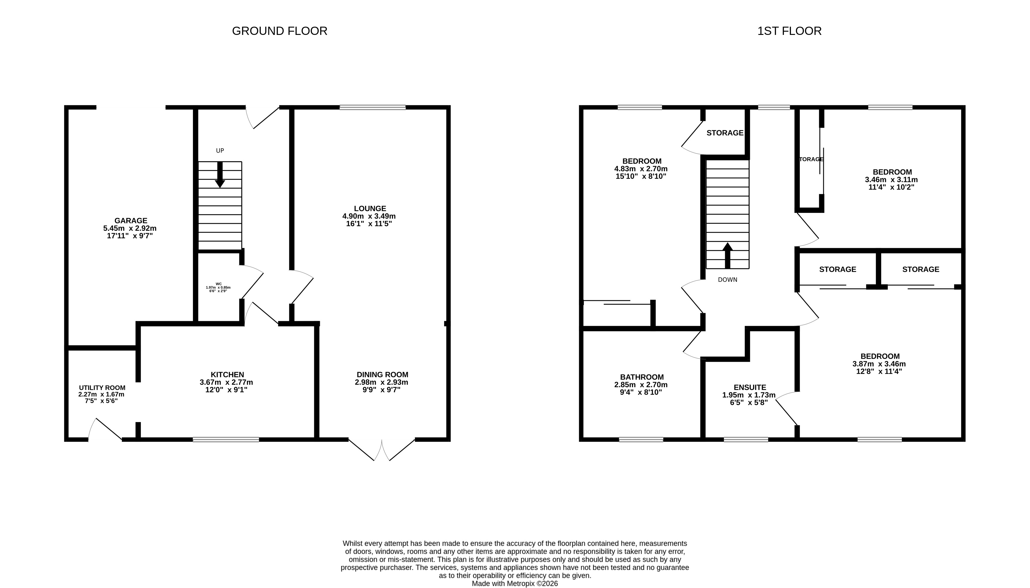 32, Rose Gardens, Cairneyhill floorplan