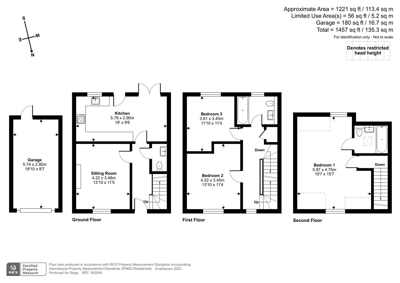 3, Foundry Lane, Bridport floorplan