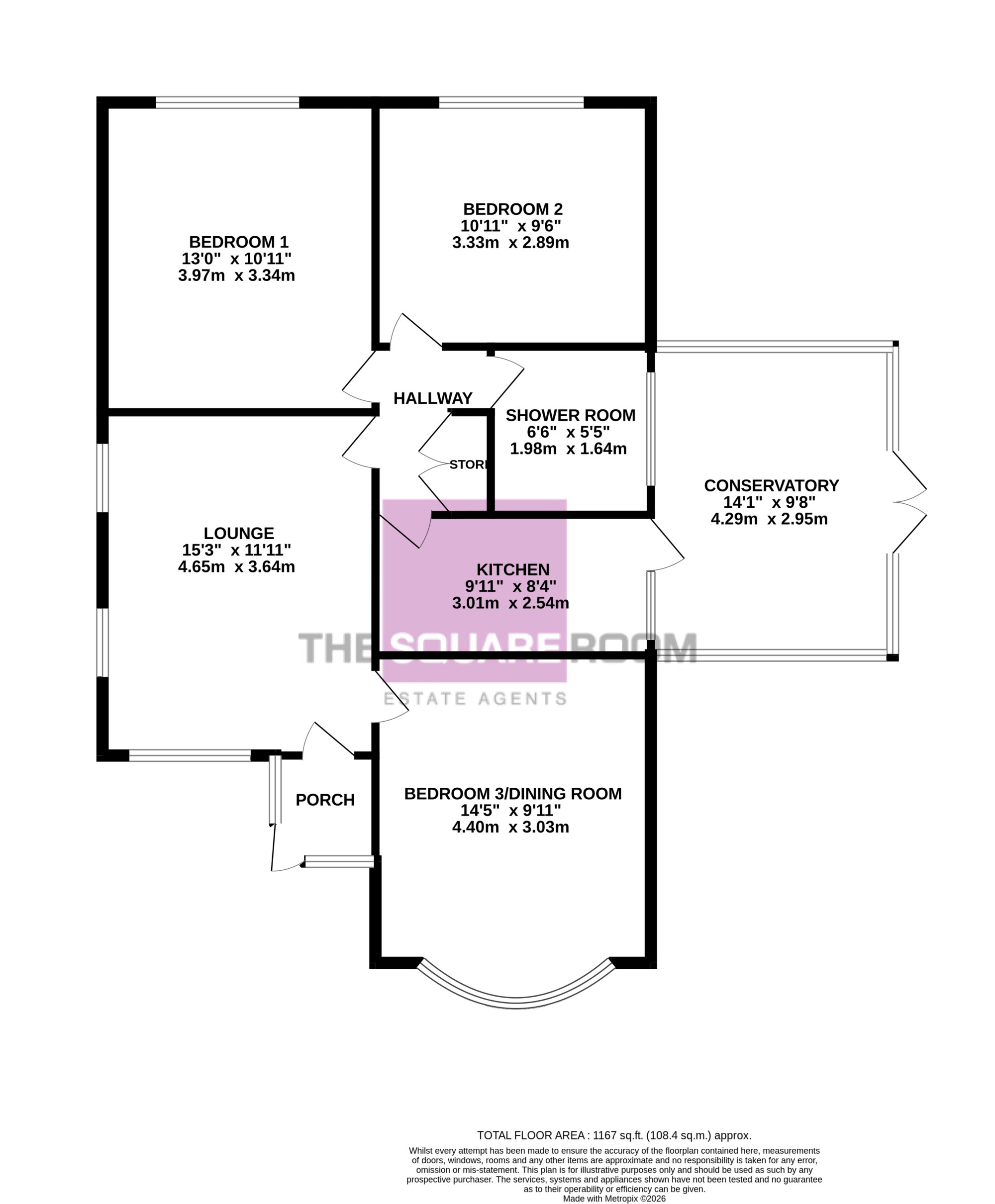 88, Green Drive, Cleveleys floorplan