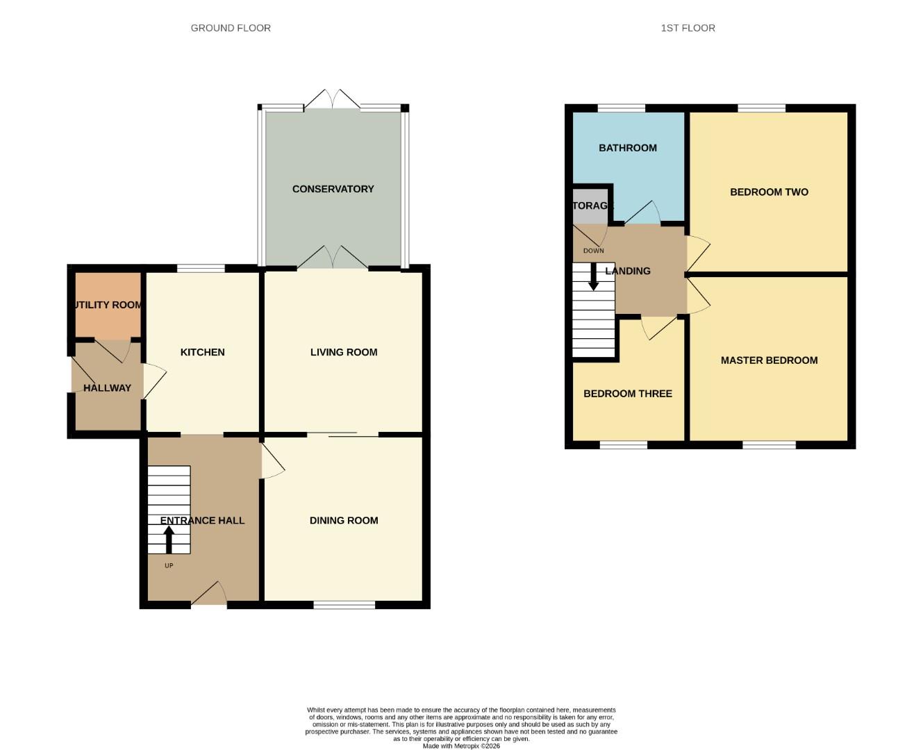 46, Linden Road, Ferryhill floorplan