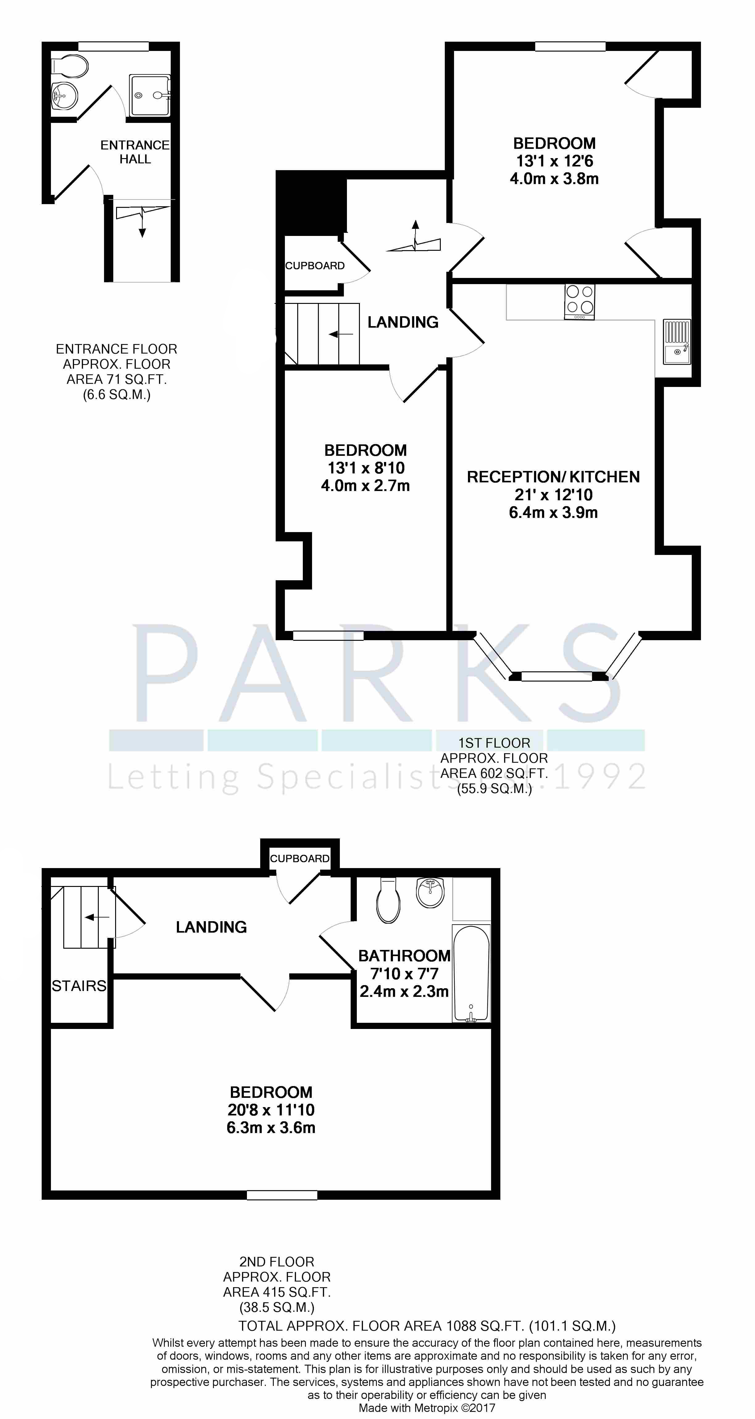 3 Bedrooms Flat to rent in Holland Road, Hove BN3