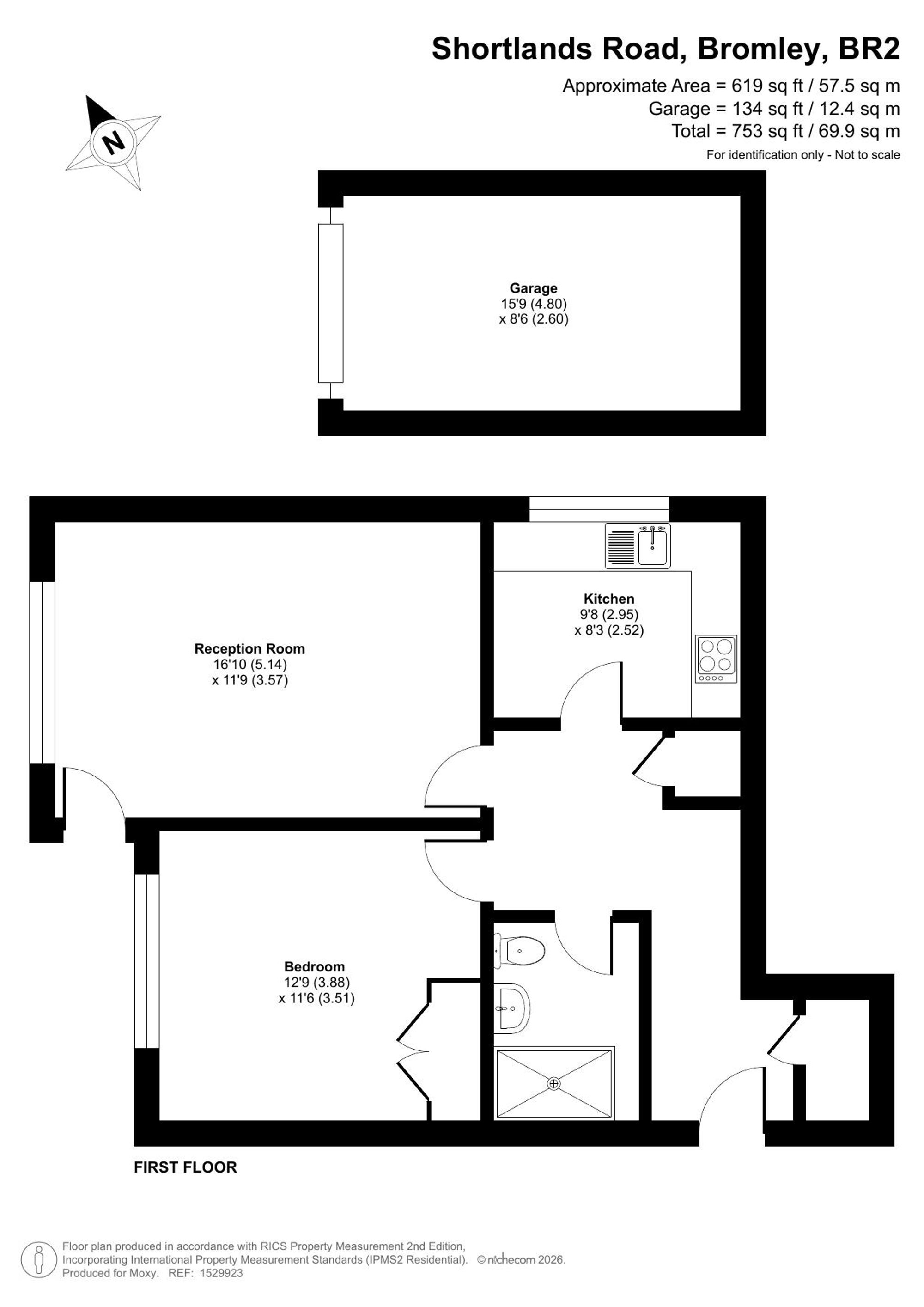 Flat 8, Highwood, Bromley floorplan