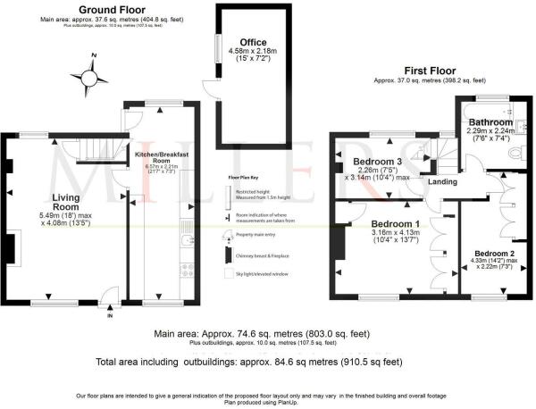 1 Lilac Cottages,, Matching Green, Essex floorplan