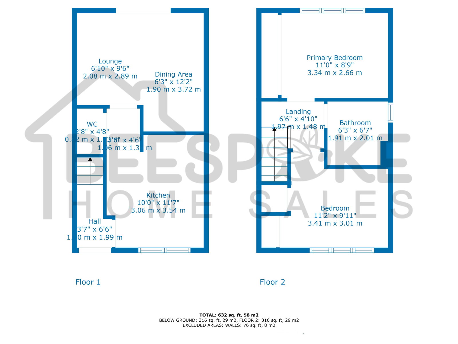 9, Withnall Close, Nottingham floorplan