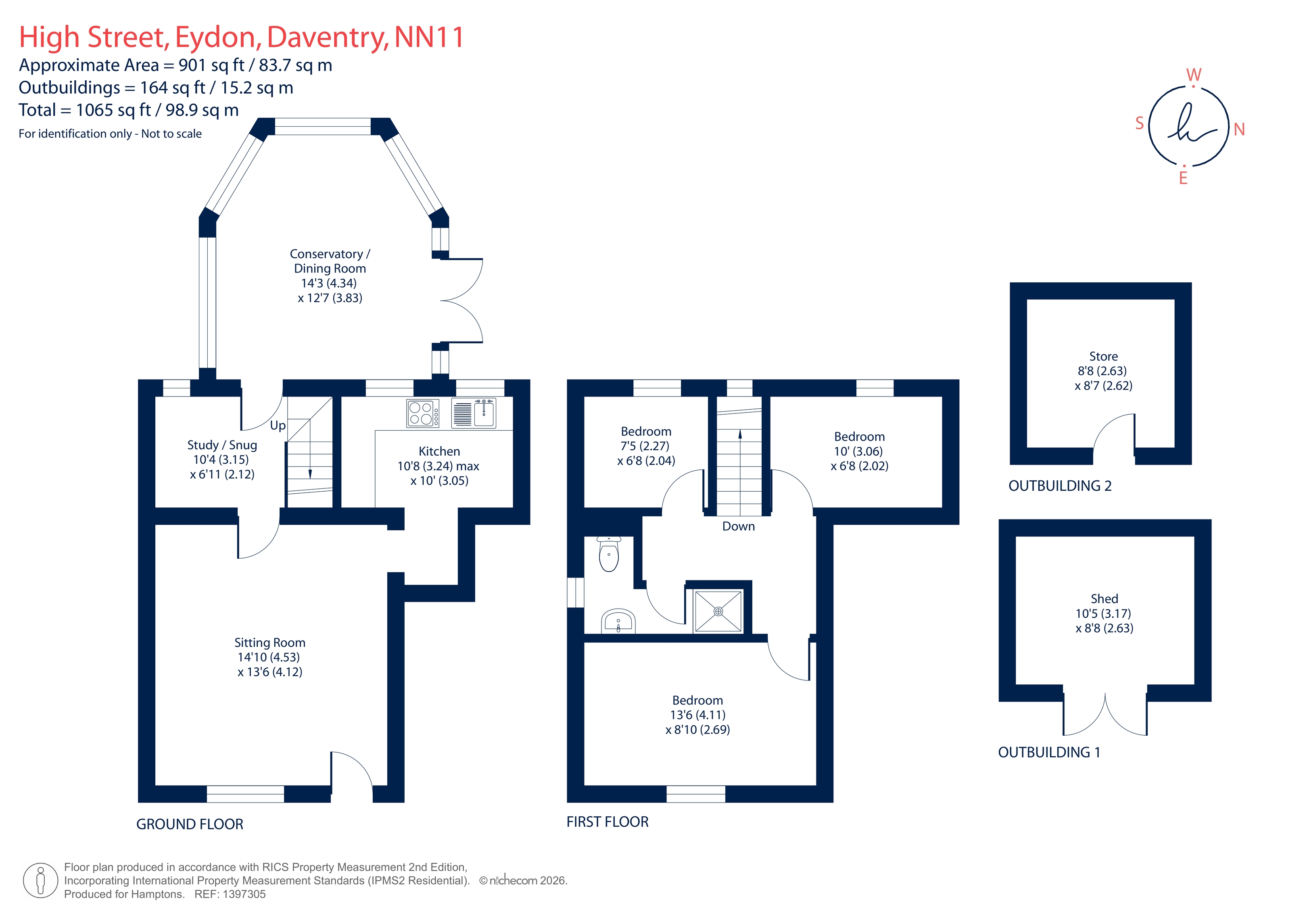 1, High Street, Eydon floorplan