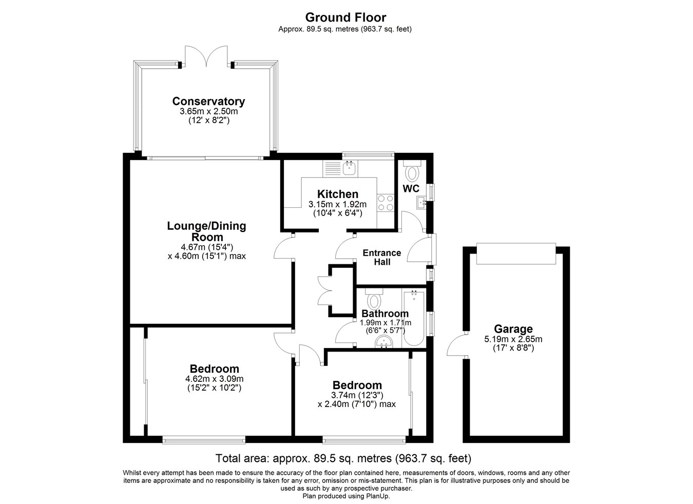Birkdale Drive, Folkestone CT19, 2 bedroom semidetached bungalow for