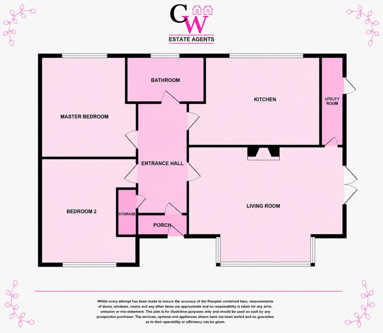 91, Springbank Crescent, Winsford floorplan