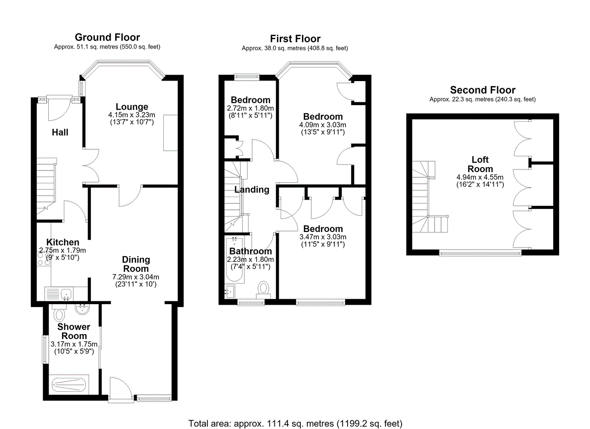 111, Longhill Road, London floorplan