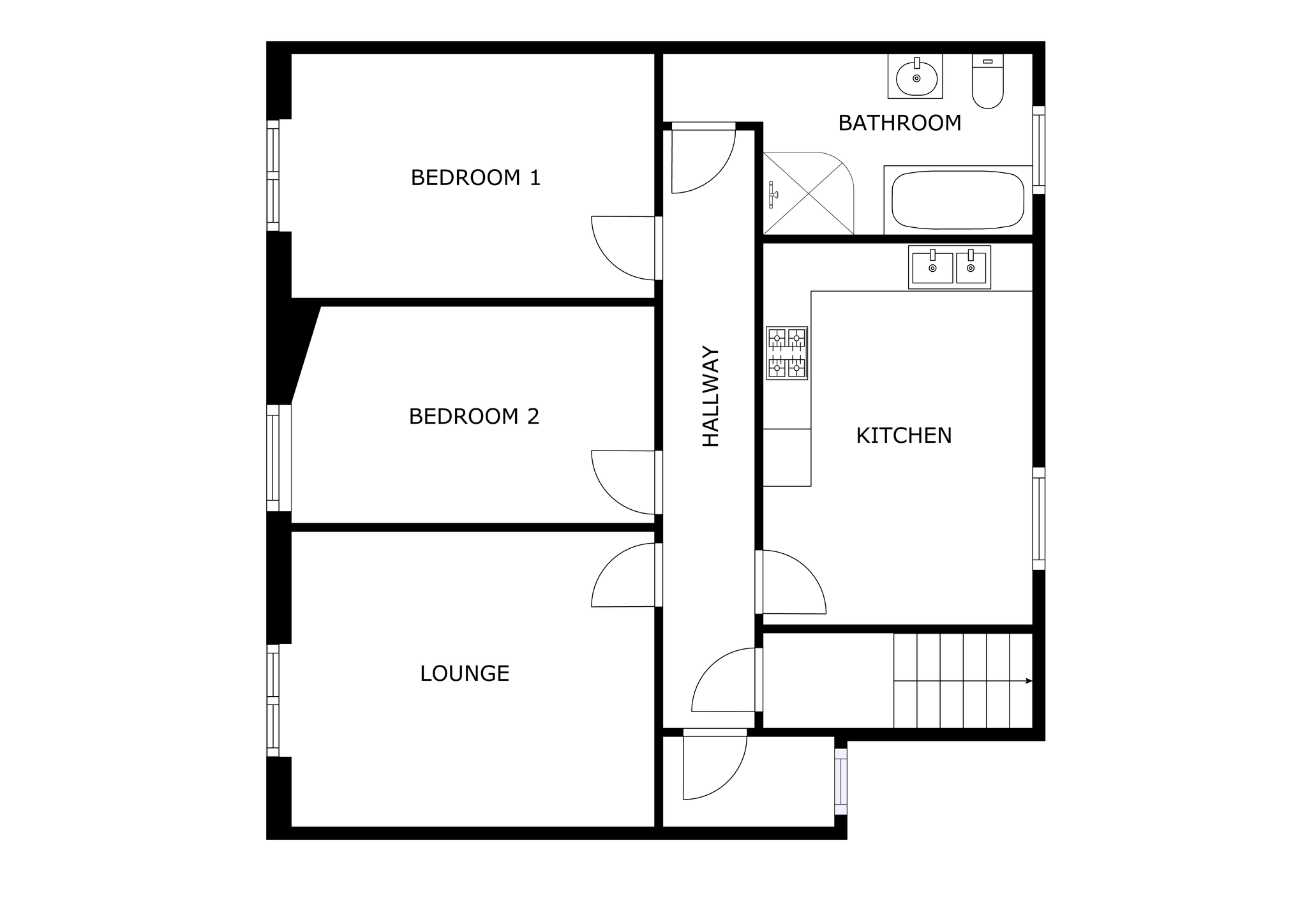 24B, Shore Street, Macduff floorplan