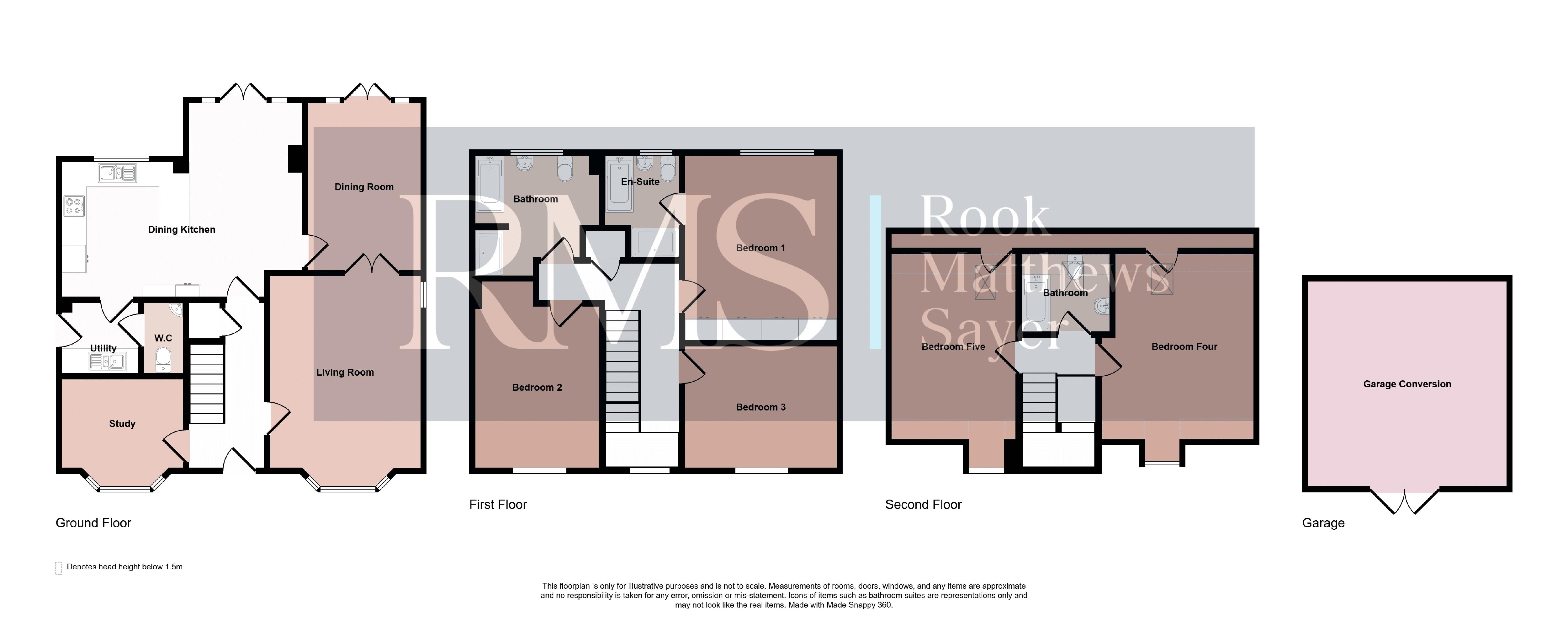 2, Marshall Green Way, Whitley Bay floorplan