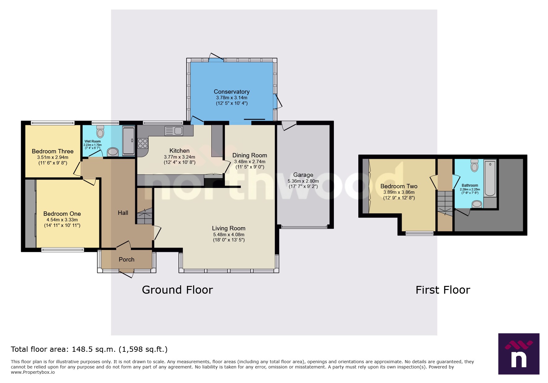 The Pippins  Rhodesway, Heswall floorplan