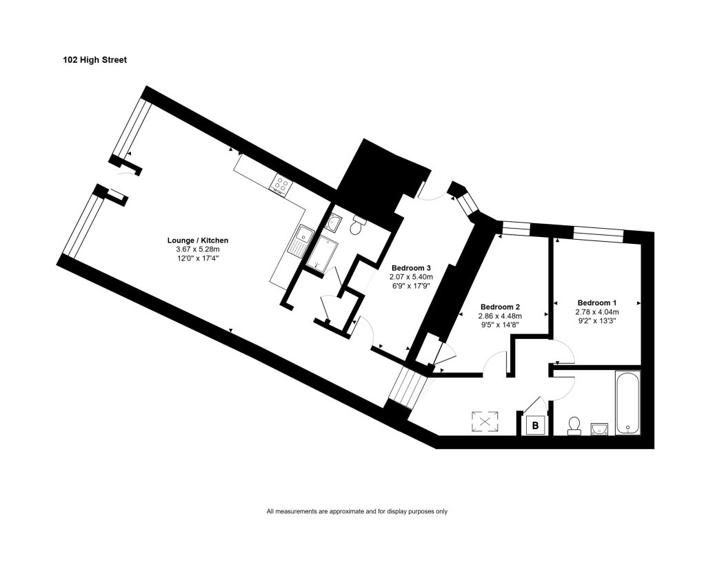 102, High Street, Nairn floorplan