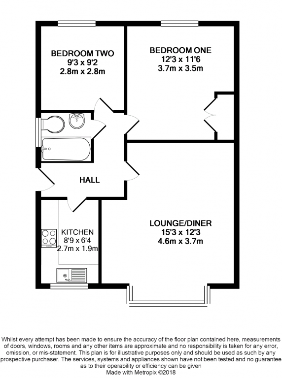 2 Bedrooms Maisonette for sale in Kings Avenue, Tongham GU10