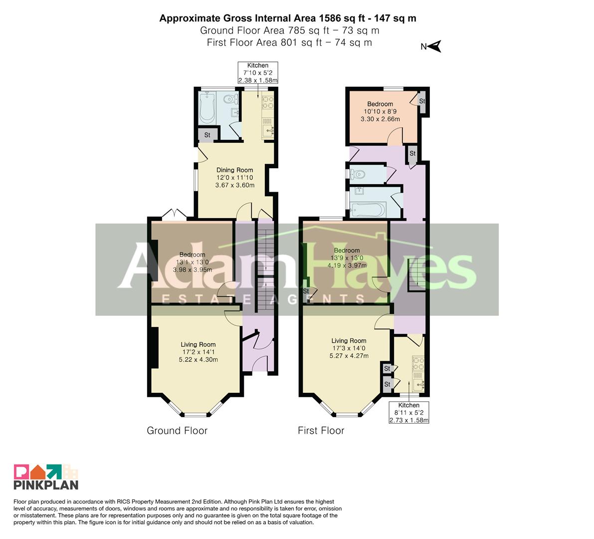 67, Lichfield Grove, London floorplan