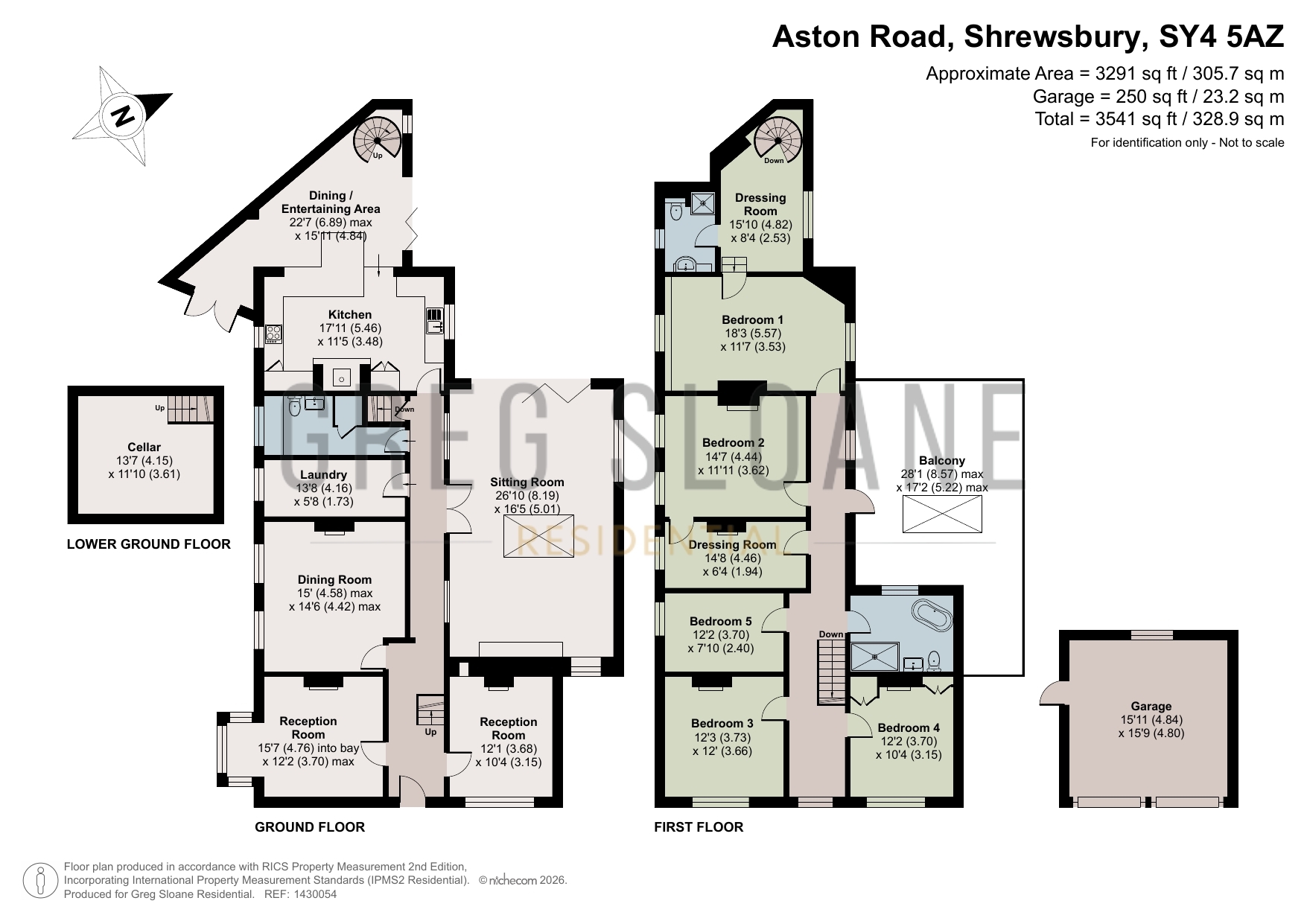 17 Aston Road, Wem floorplan