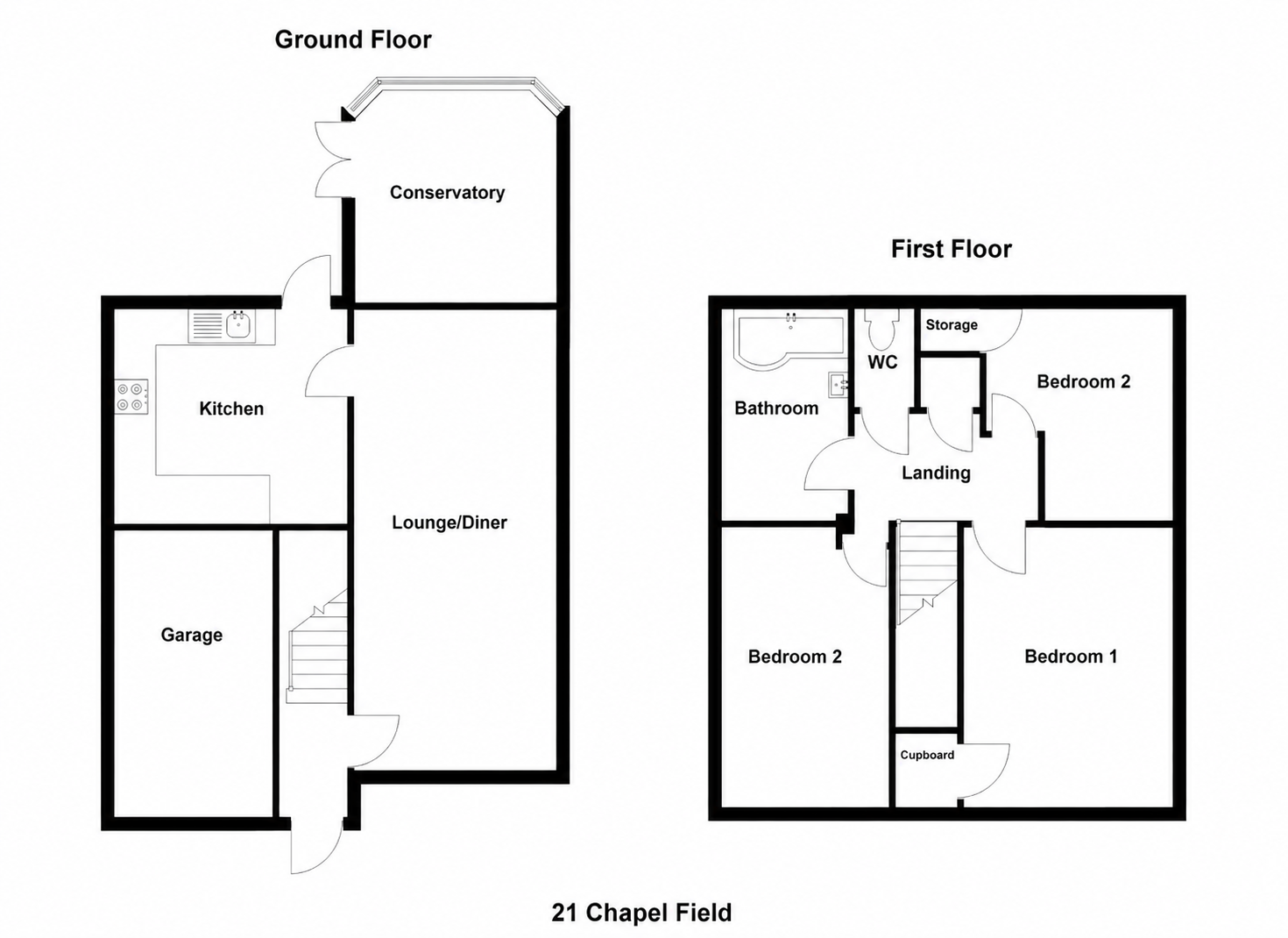 21, Chapel Field, Ipswich floorplan