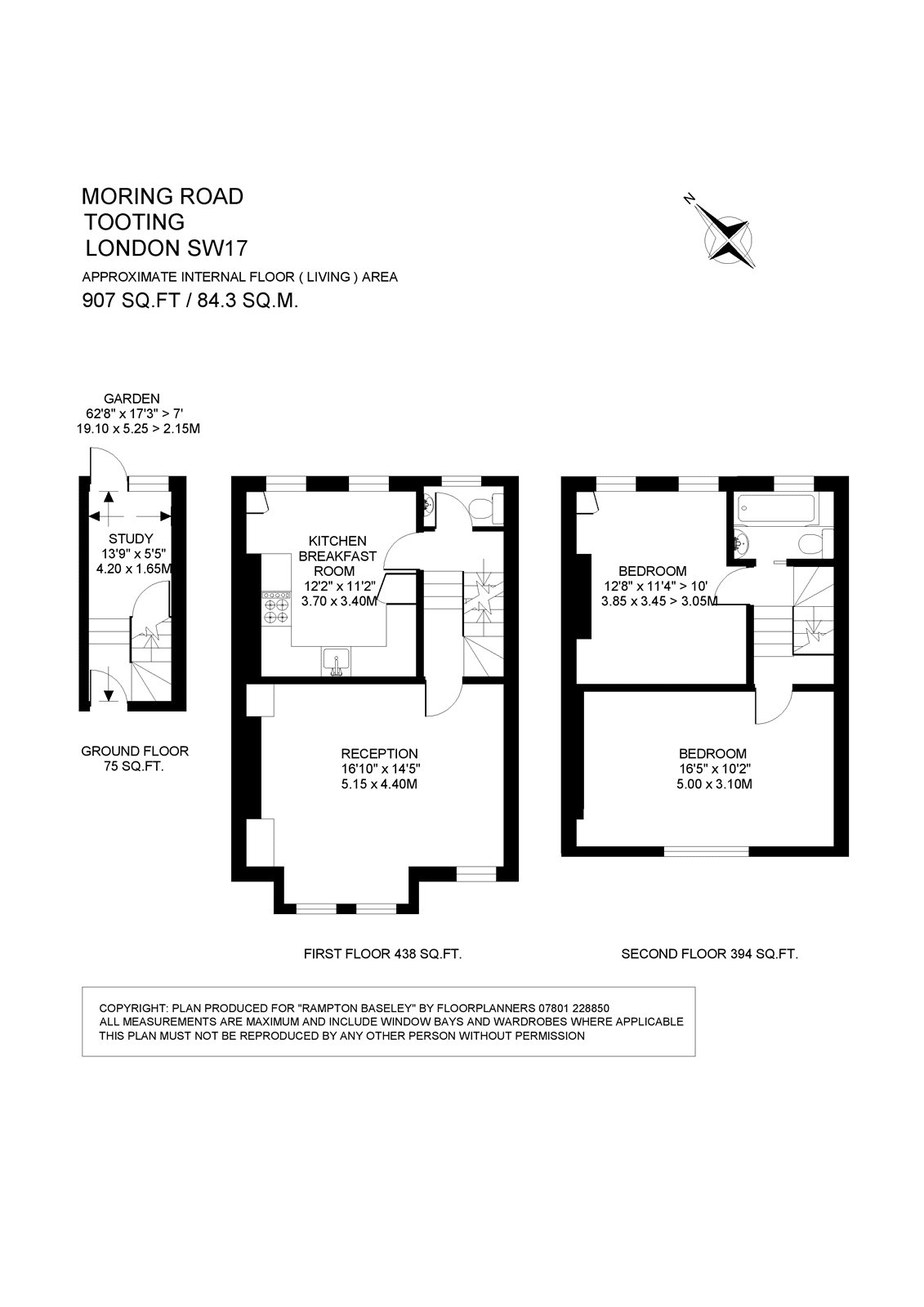 Upper Floor Flat (Flat 2), 31, Moring Road, London floorplan