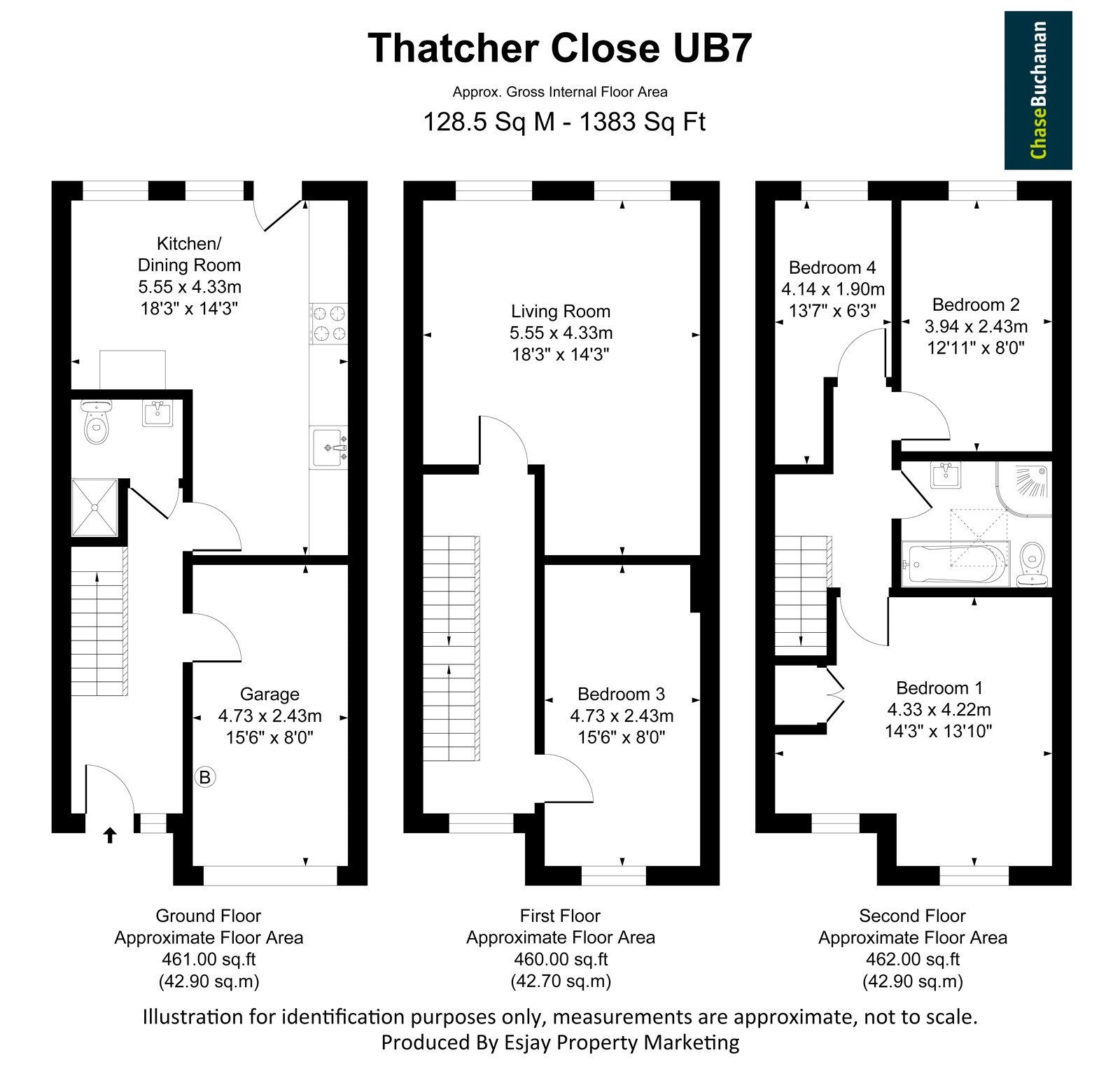 4, Thatcher Close, West Drayton floorplan