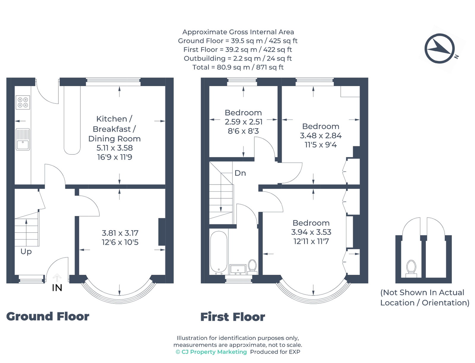 119, Strathmore Avenue, Luton floorplan