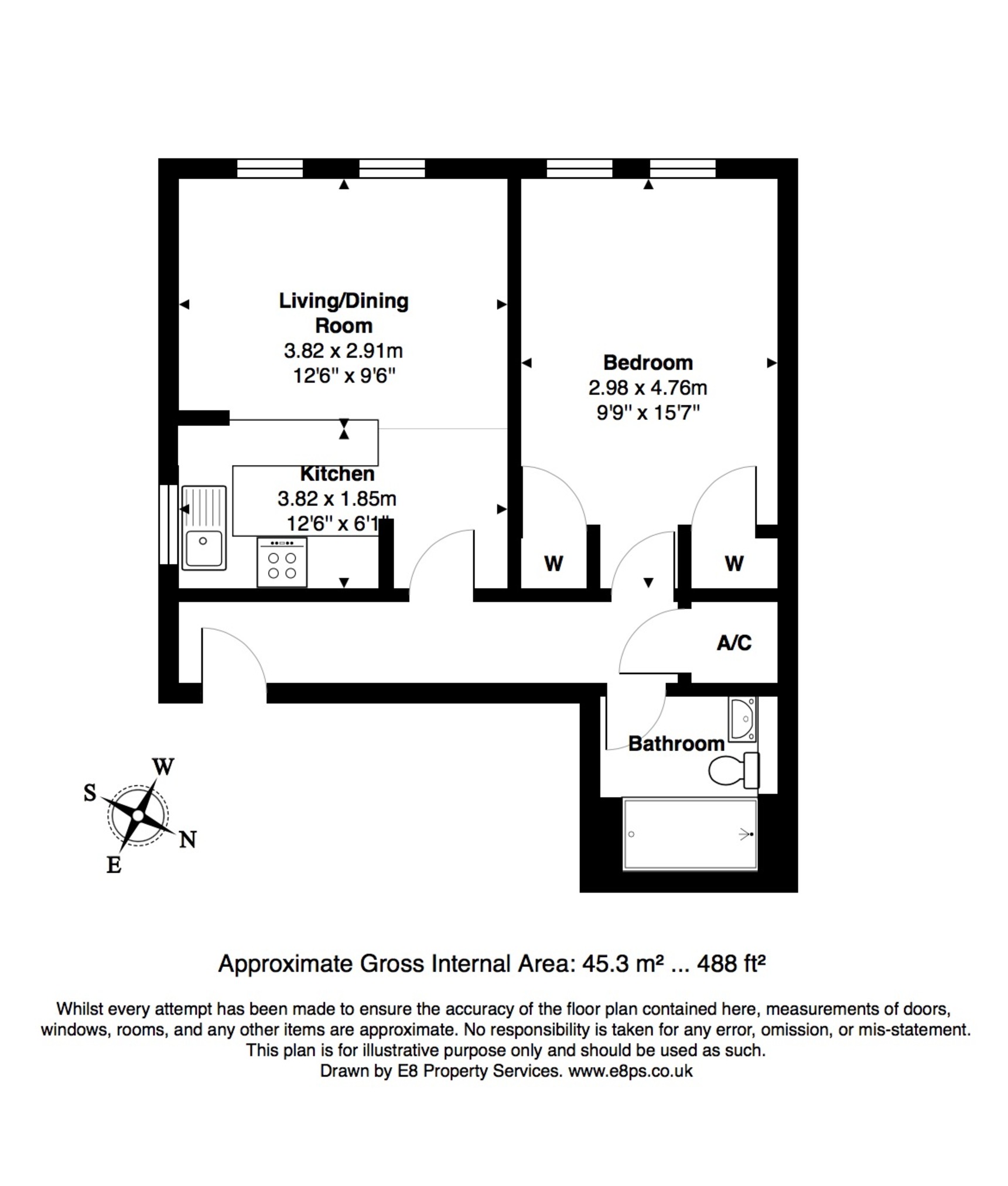 1 Bedrooms Flat to rent in New High Street, Headington, Oxford OX3