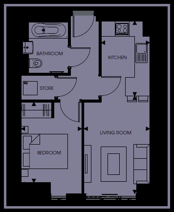 1 Bedrooms Flat to rent in Saffron Central Square, Croydon CR0