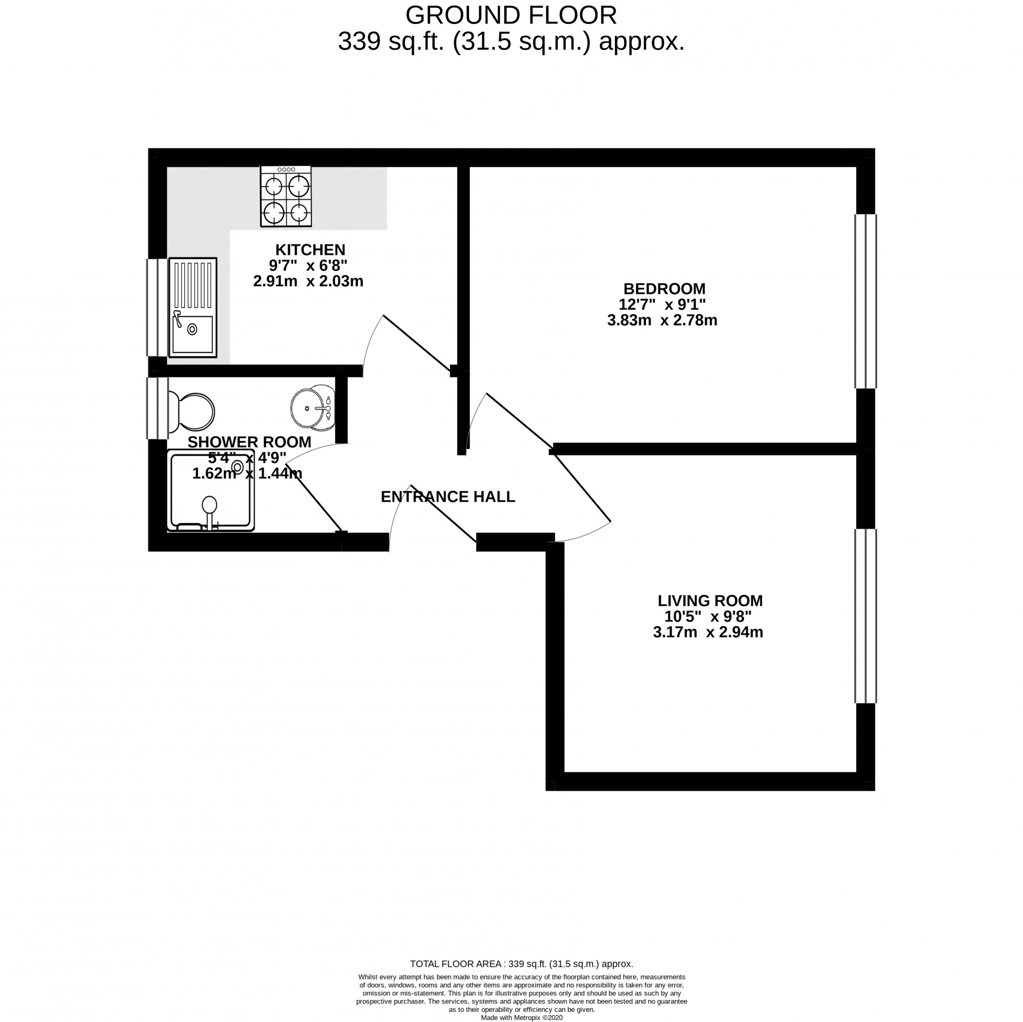1 bed flat for sale in Windsor Way, Polegate, East Sussex BN26 Zoopla