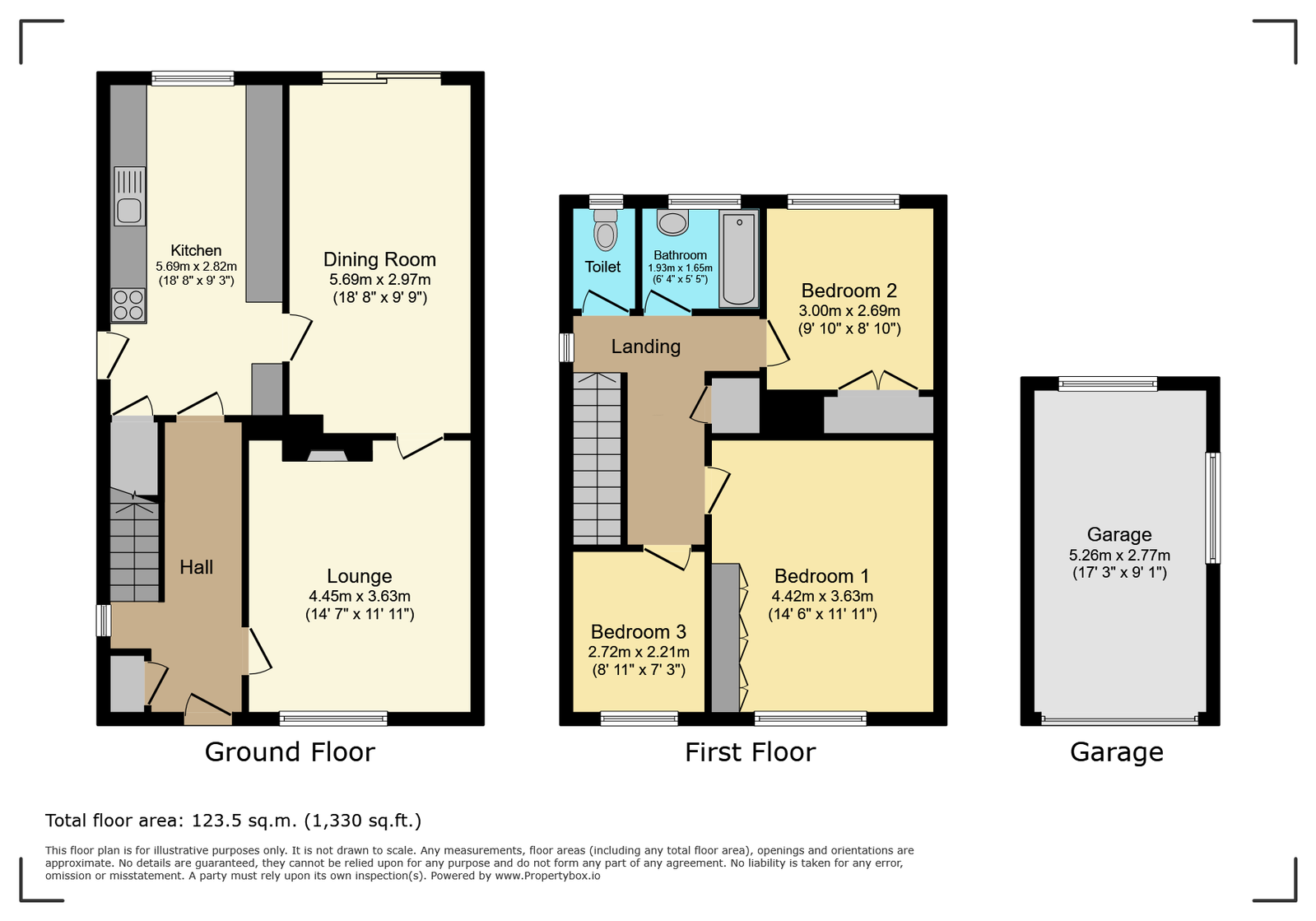 Upton Mount, Mansfield floorplan