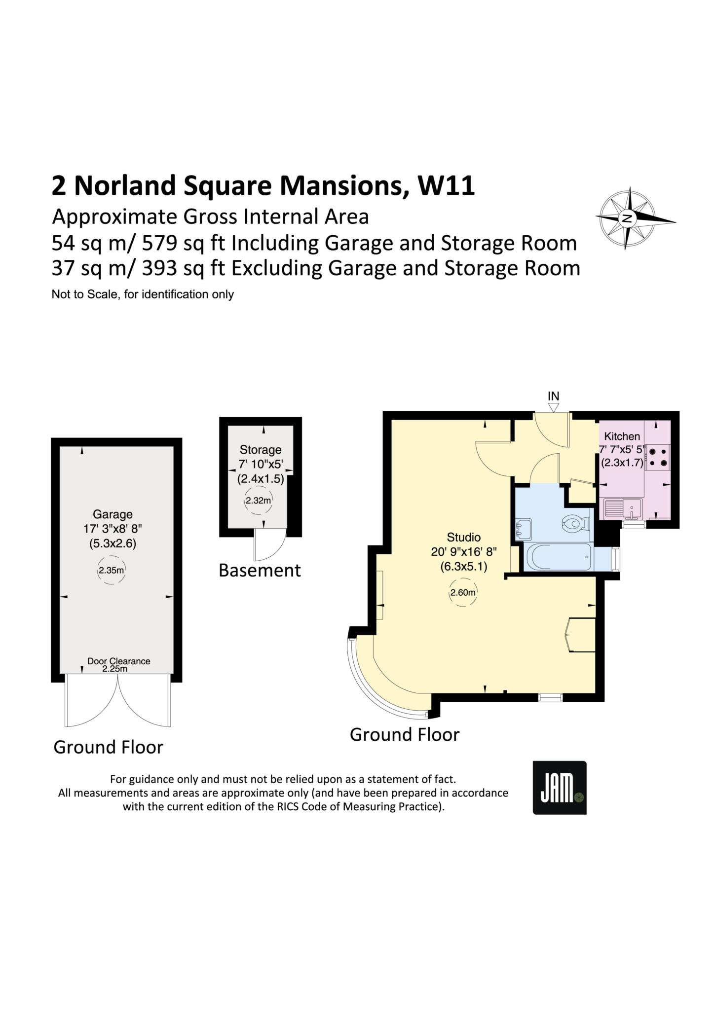 2 Norland Square Mansions, Norland Square, London floorplan