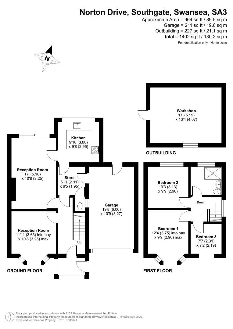 2, Norton Drive, Swansea floorplan