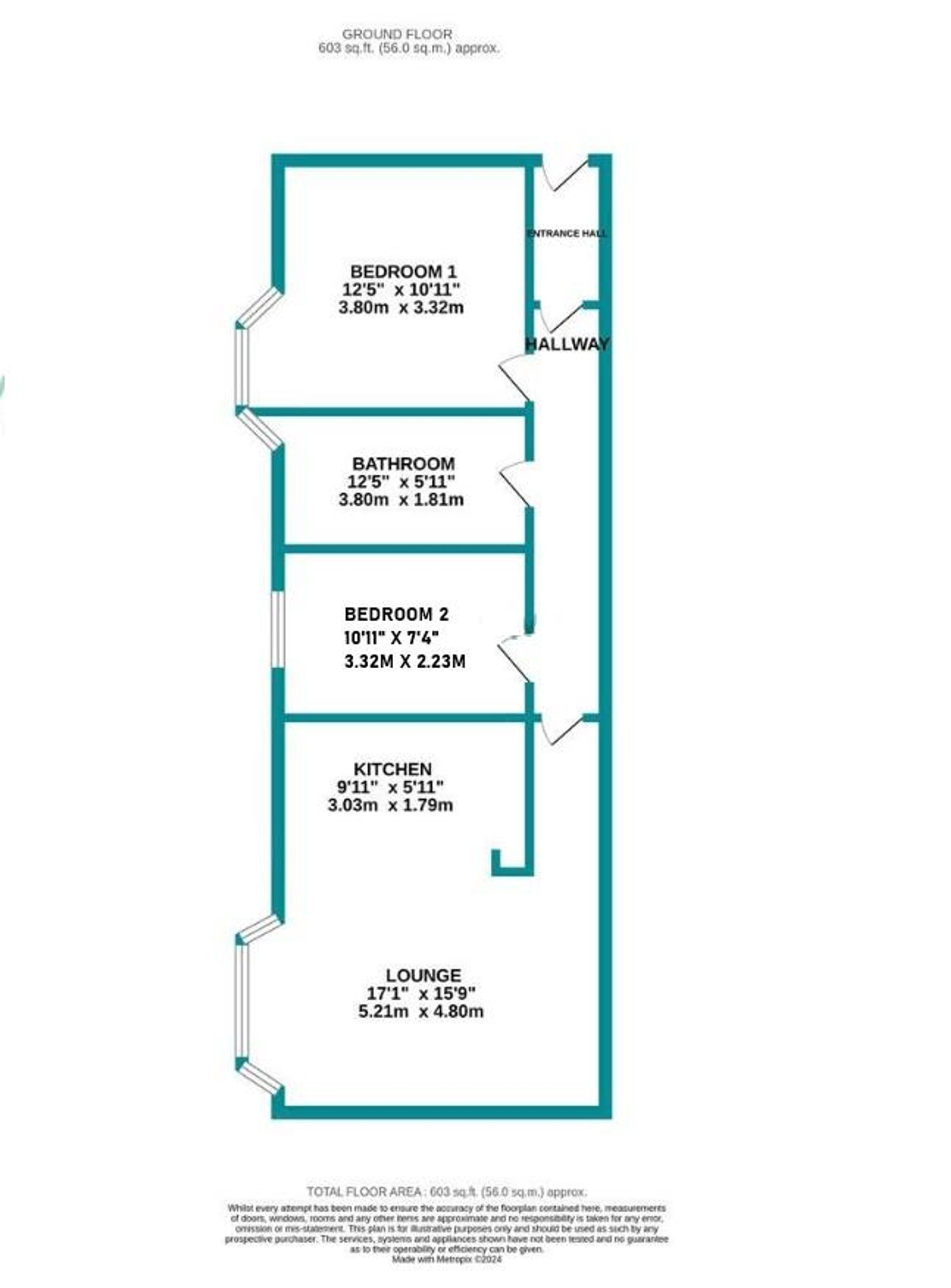 12 Fairview Court St. Martins Avenue, Scarborough floorplan