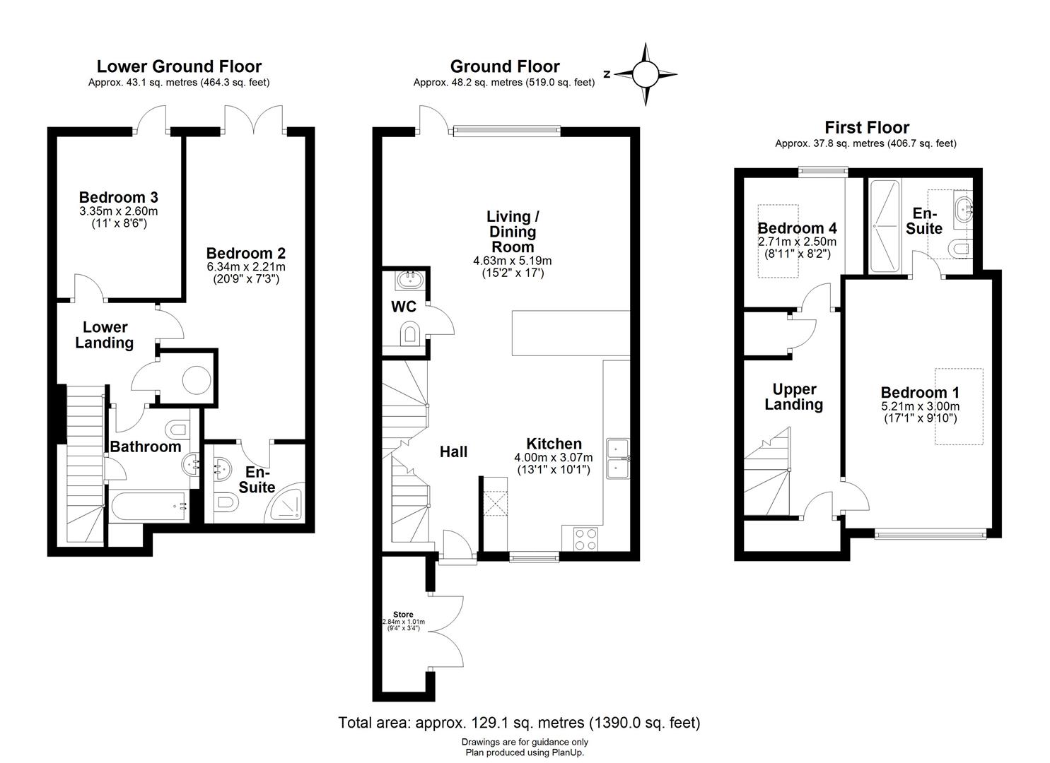 23, North Street, Cambridge floorplan