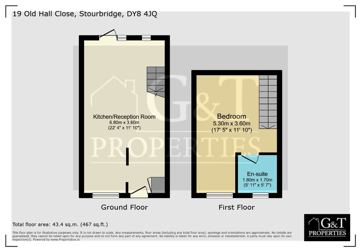 19 Old Hall Close, Stourbridge floorplan