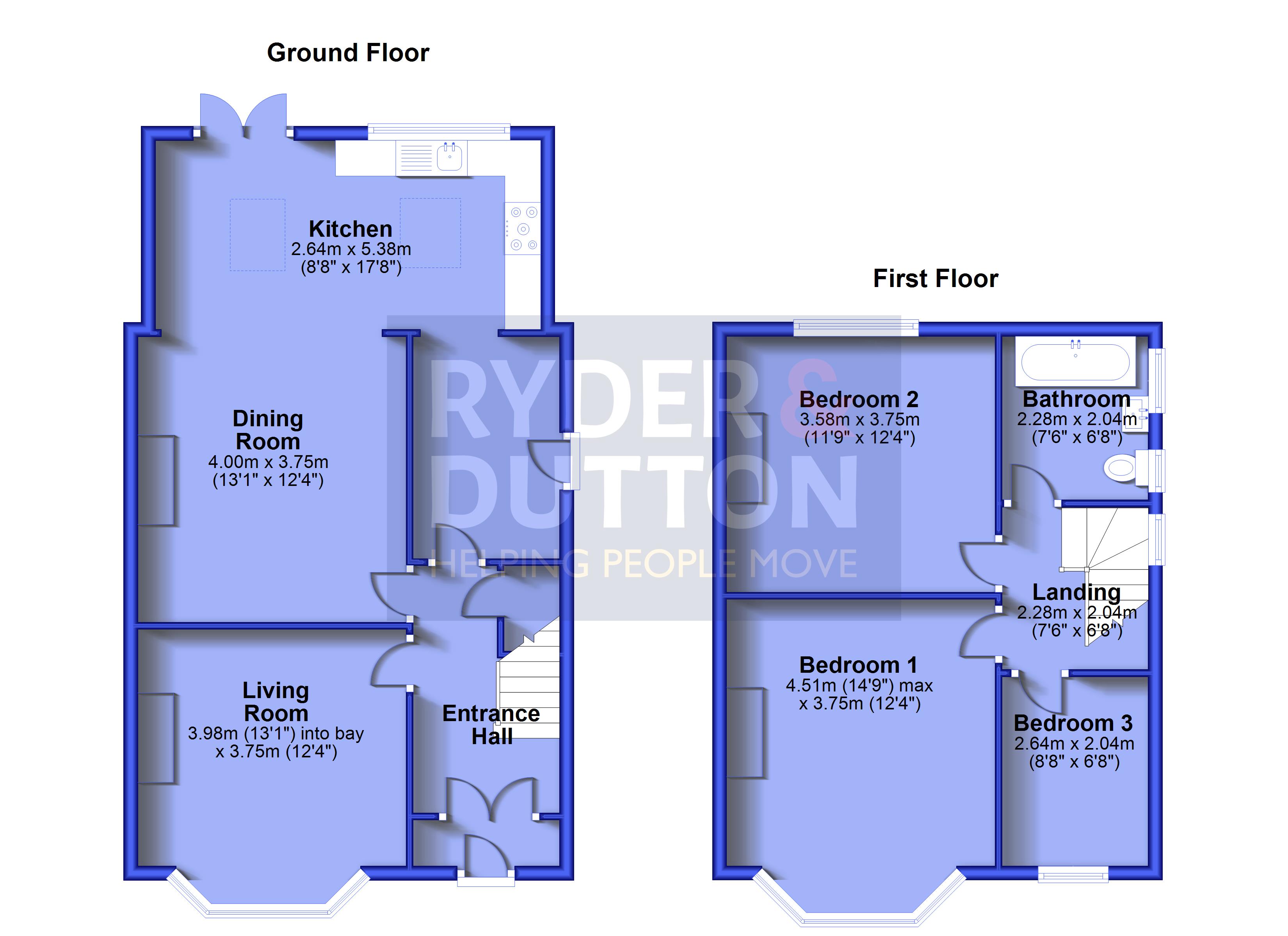 524, Broadway, Oldham floorplan
