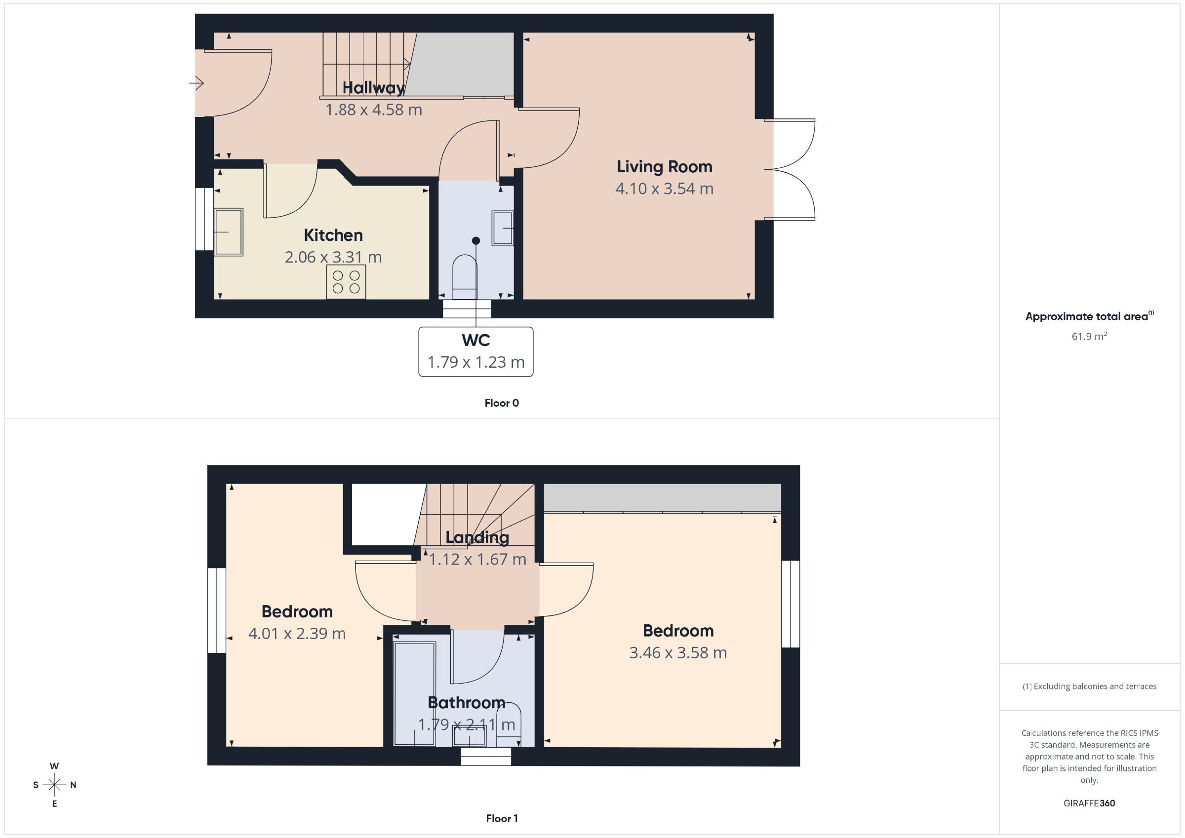 21 Thistledown Drive, Glasgow floorplan