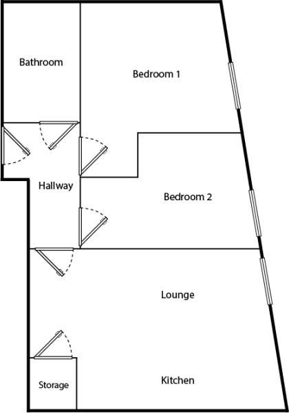2 Bedrooms Flat to rent in Micklegate House, Horse Fair, Pontefract WF8