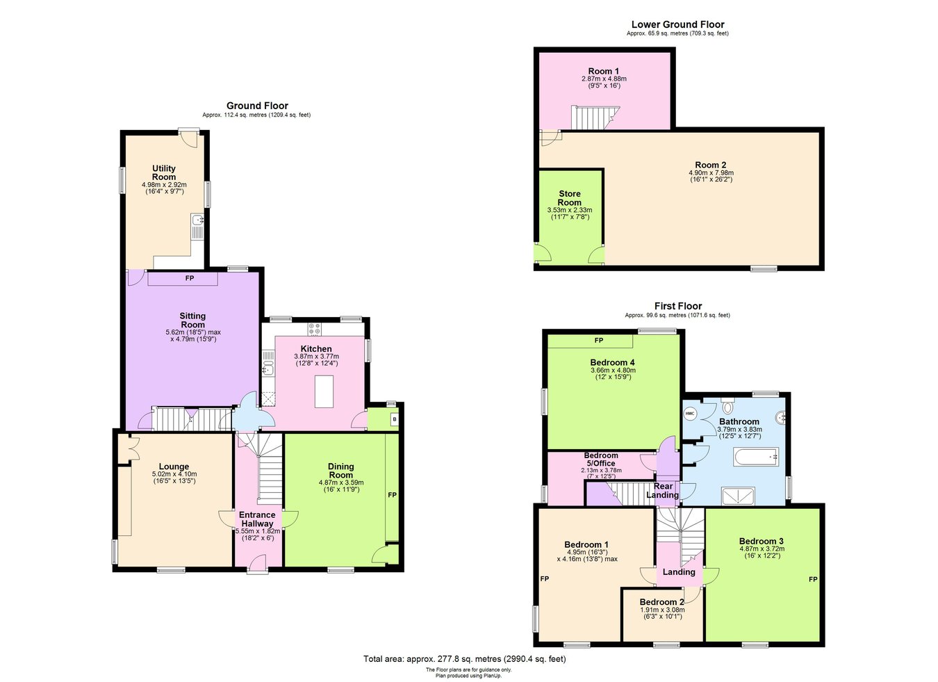 Awelon, 1 Greenland Terrace, Aberaeron floorplan