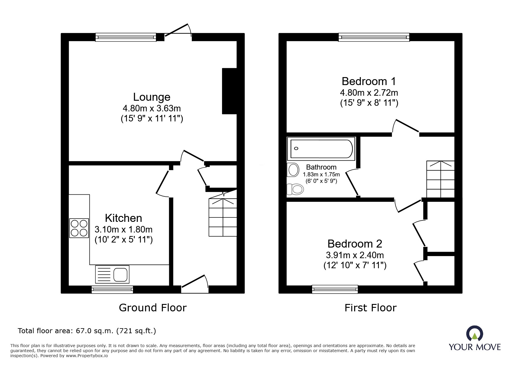 Campion Drive, Telford floorplan