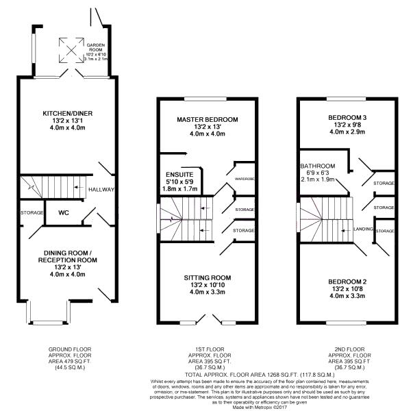 2, Prestbury Close, Cheltenham floorplan