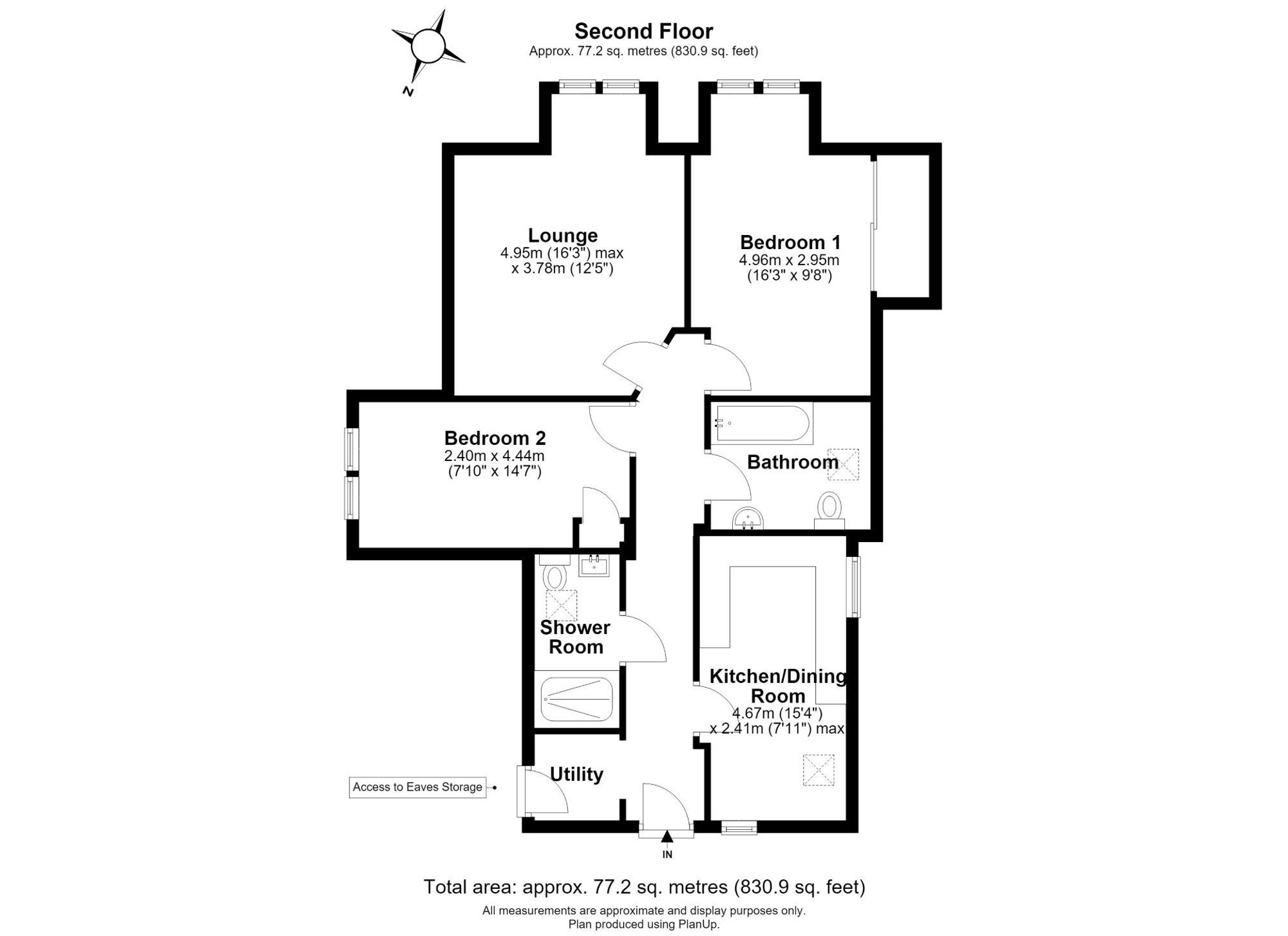 Flat 3, 10 Brunswick Drive, Harrogate floorplan