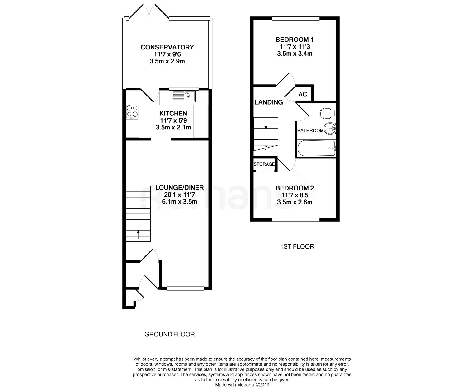 2 Bedrooms Terraced house for sale in Dunholme Close, Lower Earley, Reading RG6