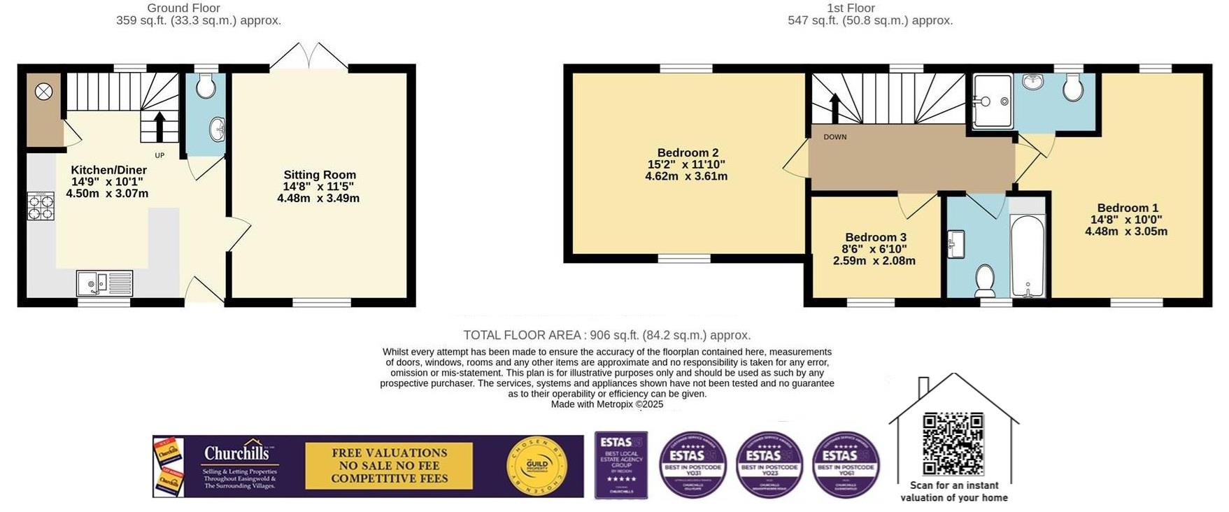 Forecourt Cottage, Thirsk Road, York floorplan