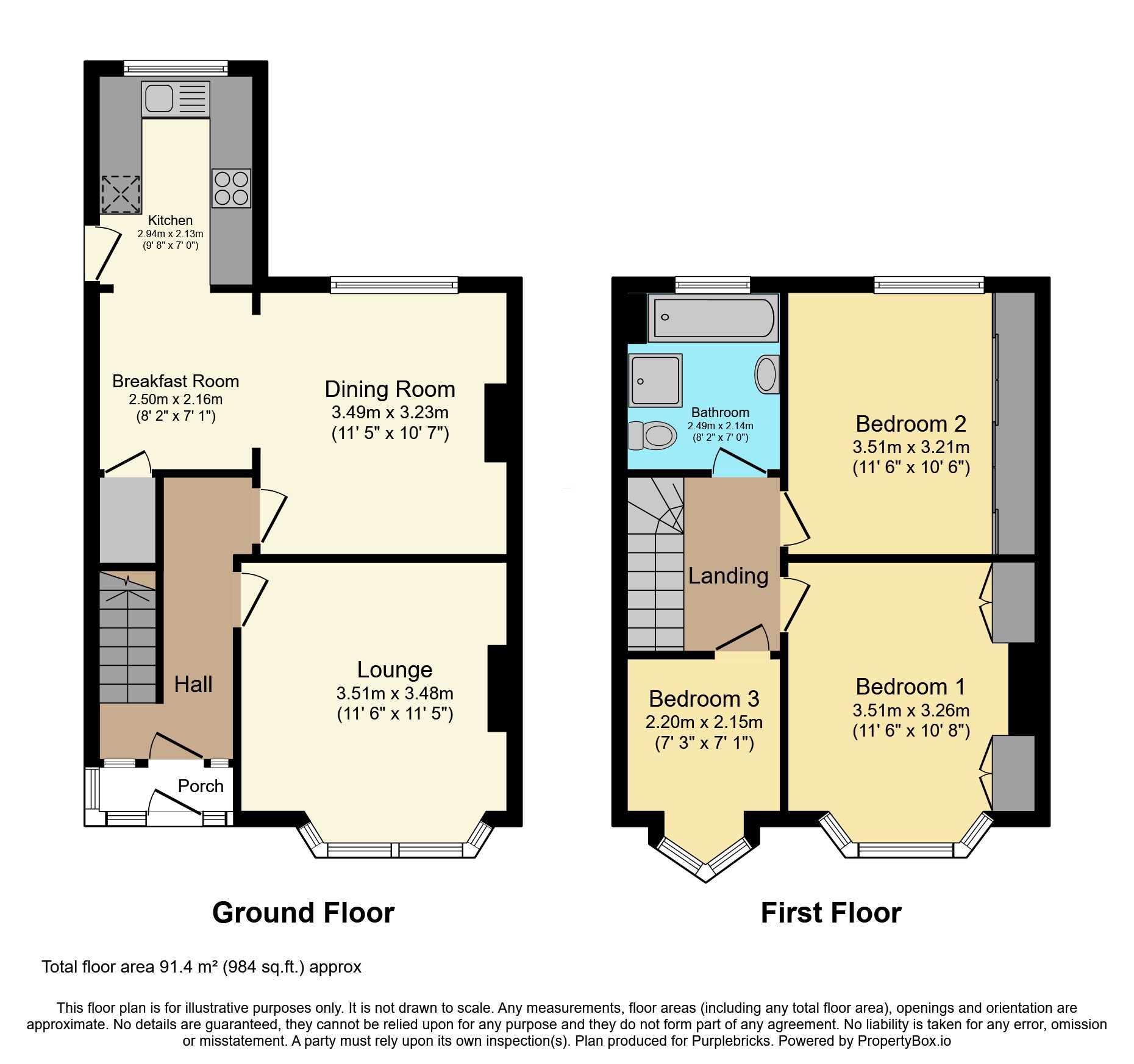 12, Kingston Road, Rhyl floorplan