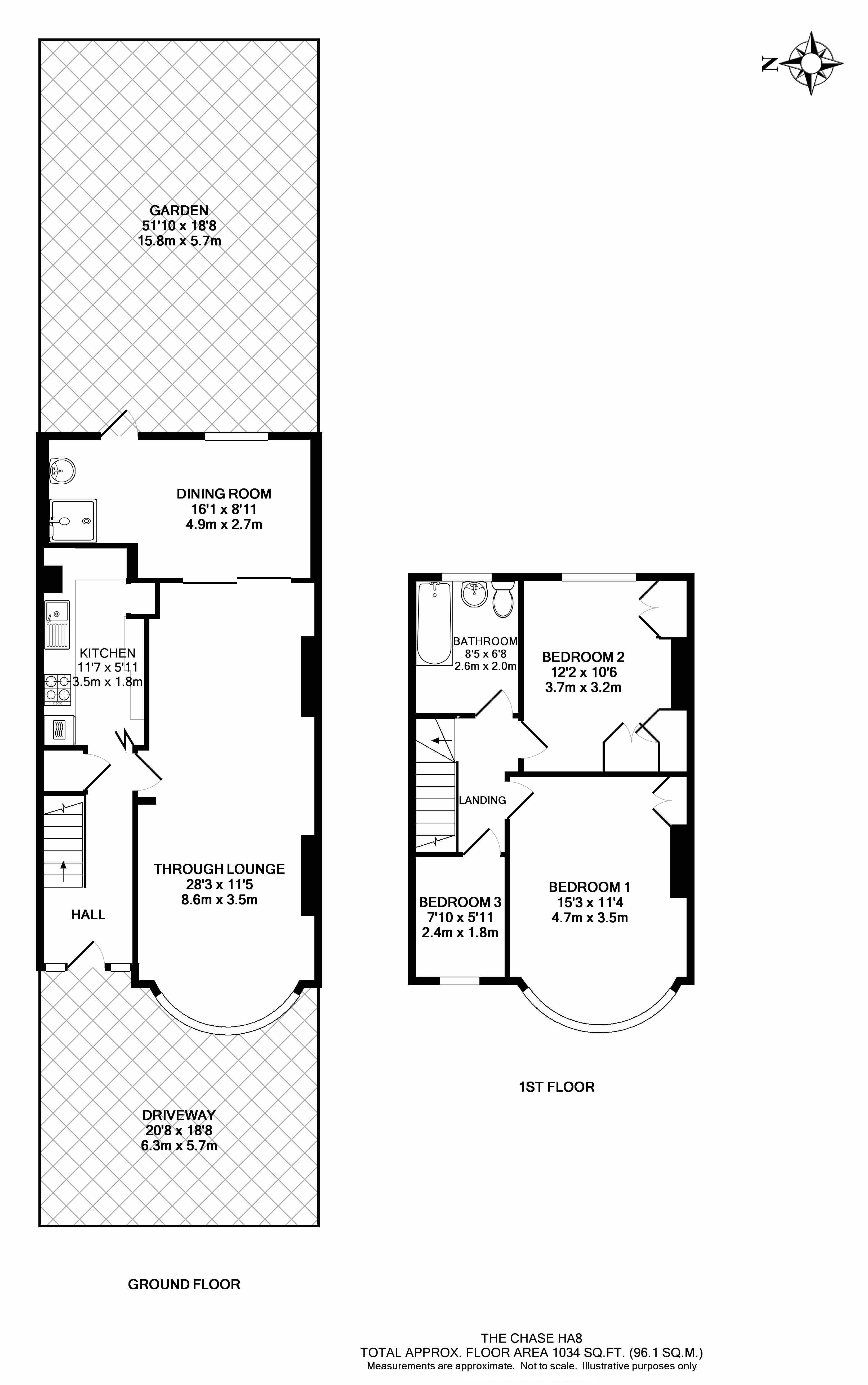 3 Bedrooms Terraced house for sale in The Chase, Edgware HA8